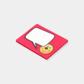 Smug Face Grumpey Post-it® Notes (Schuin)