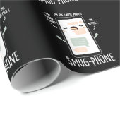 Smug Telefoon Grappig Mobiele Telefoon Pun Donker  Cadeaupapier (Rol Hoek)
