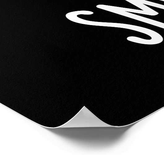 Smug Telefoon Grappig Mobiele Telefoon Pun Donker Poster (Hoek)