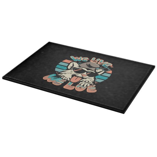 Smurf Cat - We Live We Love Snijplank (Hoek)