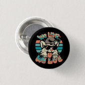 Smurf Kat - We Leven We Liefhebben Ronde Button 3,2 Cm (Voorkant /achterkant)
