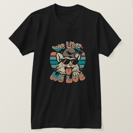 Smurf Kat - We Leven We Liefhebben T-shirt (Design voorkant)