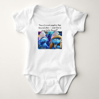 Smurfen baby  romper