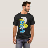 Smurfette Fited T-Shirt (Voorkant volledig)
