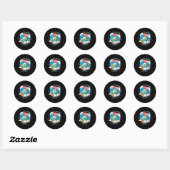 Smurfette Jokey So Smurfey Ronde Sticker (Vel)