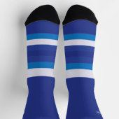 Smurfy Blue stiekem wilde strepen Sokken (Top)