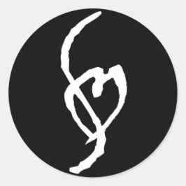 Smut Mark Ronde Stickers