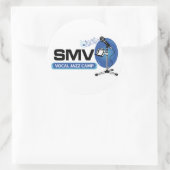 SMV Vocal J Ronde Sticker (Tas)