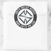 SMW Round Decal Ronde Sticker (Tas)