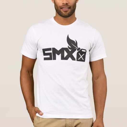 SMX Logo White T-shirt (Voorkant)