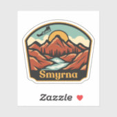 Smyrna, Delaware Sticker (Vel)