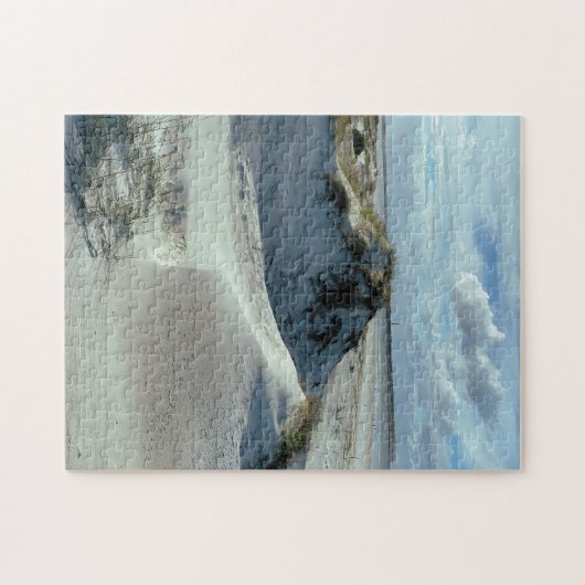 Smyrna Dunes Ponce Inlet Florida Beach Uitzicht Legpuzzel (Horizontaal)