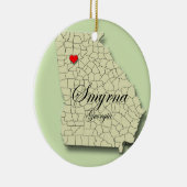 Smyrna Georgia, Smyrna-kerstversiering, Smyrna Keramisch Ornament (Rechts)