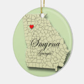 Smyrna Georgia, Smyrna-kerstversiering, Smyrna Keramisch Ornament (Links)