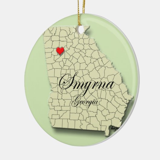 Smyrna Georgia, Smyrna-kerstversiering, Smyrna Keramisch Ornament (Links)