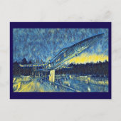 Smyrna, TN U.S. Navy Blue Angels Memorial Schilder Briefkaart (Voorkant)