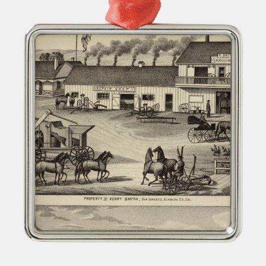 Smyth, Adams eigenschappen Metalen Ornament (Voorkant)