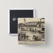 Smyth, Adams eigenschappen Vierkante Button 5,1 Cm (Voorkant /achterkant)