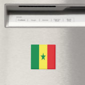 SN001 SENEGAL, Vlag, Afrika, Fridge Magneet (Insitu (Vaatwasser))