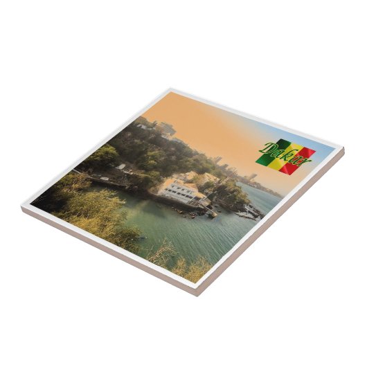 SN004 DAKAR, Senegal, Afrika, Tegeltje (Zijkant)