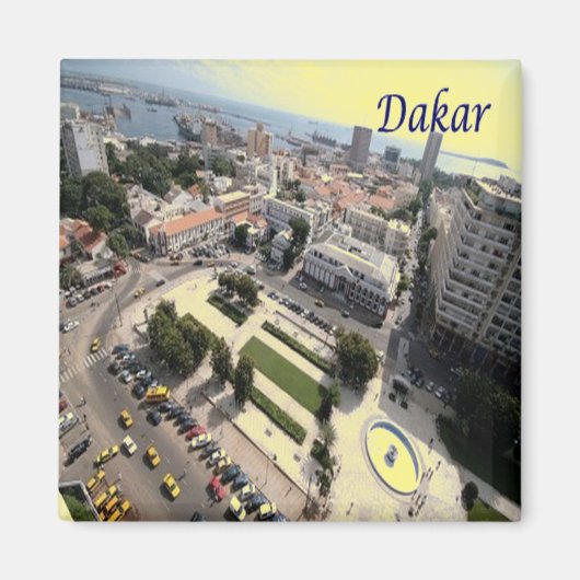 SN007 DAKAR, Senegal, Afrika, Fridge Magneet (Voorkant)