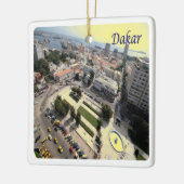 SN007 DAKAR, Senegal, Afrika, Keramisch Ornament (Links)