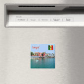 SN008 SENEGAL, Port Island of Gorée, Fridge Magneet (Insitu (Vaatwasser))