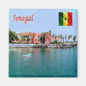 SN008 SENEGAL, Port Island of Gorée, Fridge Magneet (Voorkant)