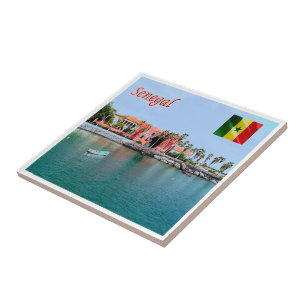 SN008 SENEGAL, Port Island of Gorée, Tegeltje