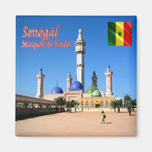 SN012 SENEGA, Touba Moschee, Afrika, Fridge Magneet