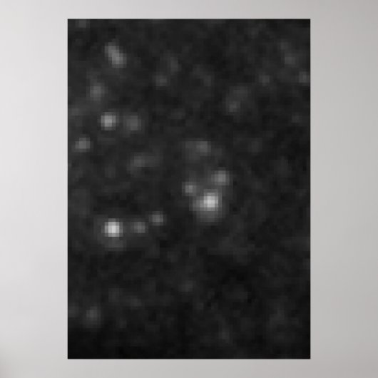 SN 2005cs in M51 - voor progenitor Star's explosie Poster (Voorkant)