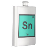 Sn - Tin Chemistry Periodic Table Symbol Element Flacon (Rechts)