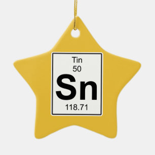 Sn - Tin Keramisch Ornament