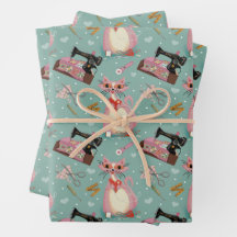 Snaag Retro Galentine! 3 vellen papier voor onmidd