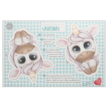 Snaai en Naai Persoonlijke Eenhoorn Knuffel Patroo