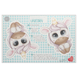 Snaai en Naai Persoonlijke Eenhoorn Knuffel Patroo Stof