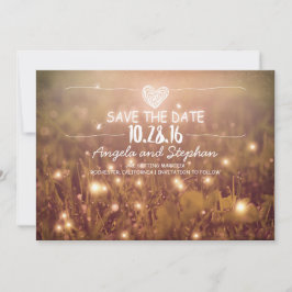 Snaar van Lichten Blush Rustiek Opslaan De Datum K Save The Date