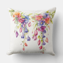 SNAAR VAN  WATERVERF KLEURRIJKE BLOEMEN