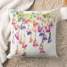 SNAAR VAN  WATERVERF KLEURRIJKE BLOEMEN