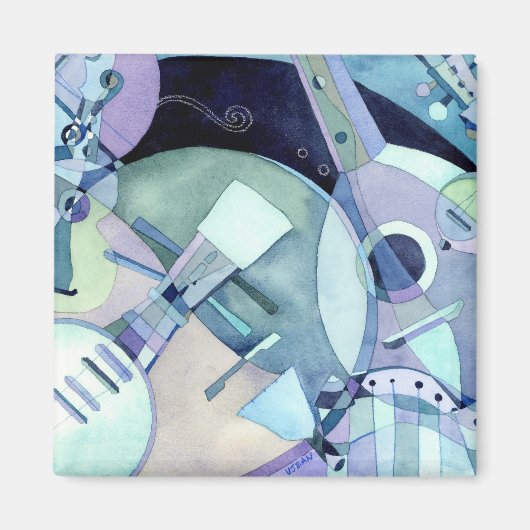 snaarinstrumenten magneet (Voorkant)