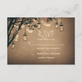 snaarlichten en metselaarpotten RSVP Kaartje