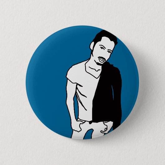 snaarvet ronde button 5,7 cm (Voorkant)