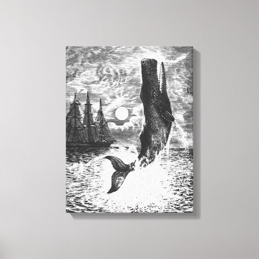 snaarwalvissen, zeedieren canvas afdruk (Voorkant)