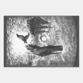 snaarwalvissen, zeedieren inpakpapier vel (Voorkant 3)