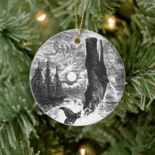  snaarwalvissen, zeedieren keramisch ornament