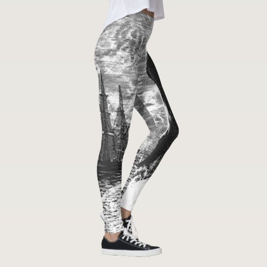  snaarwalvissen, zeedieren leggings (Rechts)
