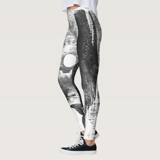  snaarwalvissen, zeedieren leggings (Links)