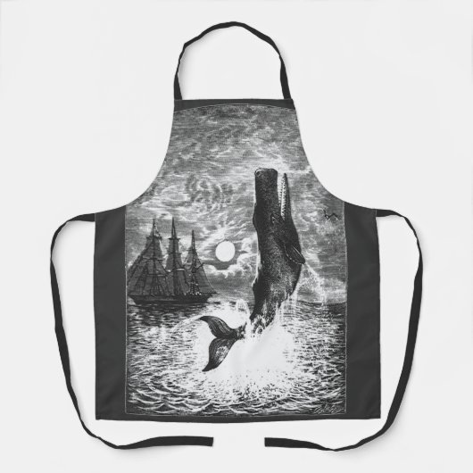  snaarwalvissen, zeedieren schort (Voorkant)