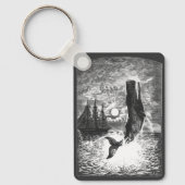  snaarwalvissen, zeedieren sleutelhanger (Voorkant)