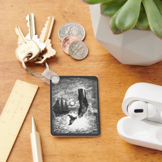  snaarwalvissen, zeedieren sleutelhanger (Bureau)